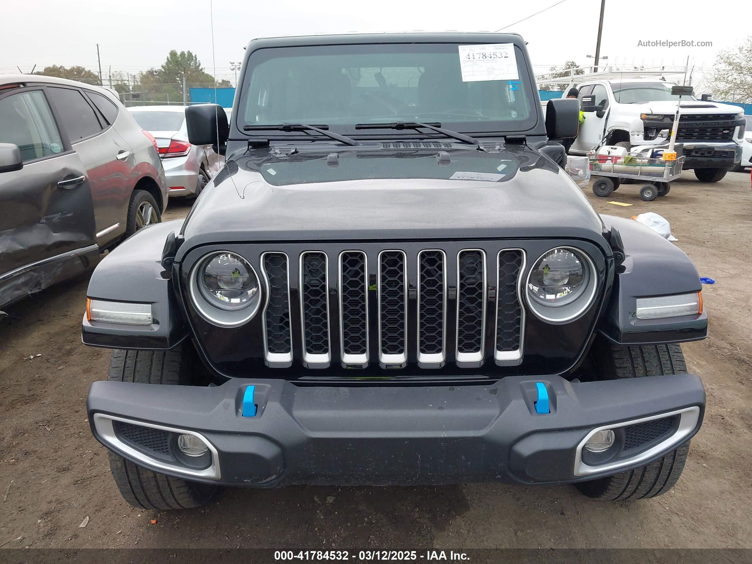 2023 Jeep Wrangler 4xe Sahara 4x4 Black vin: 1C4JJXP6XPW556327
