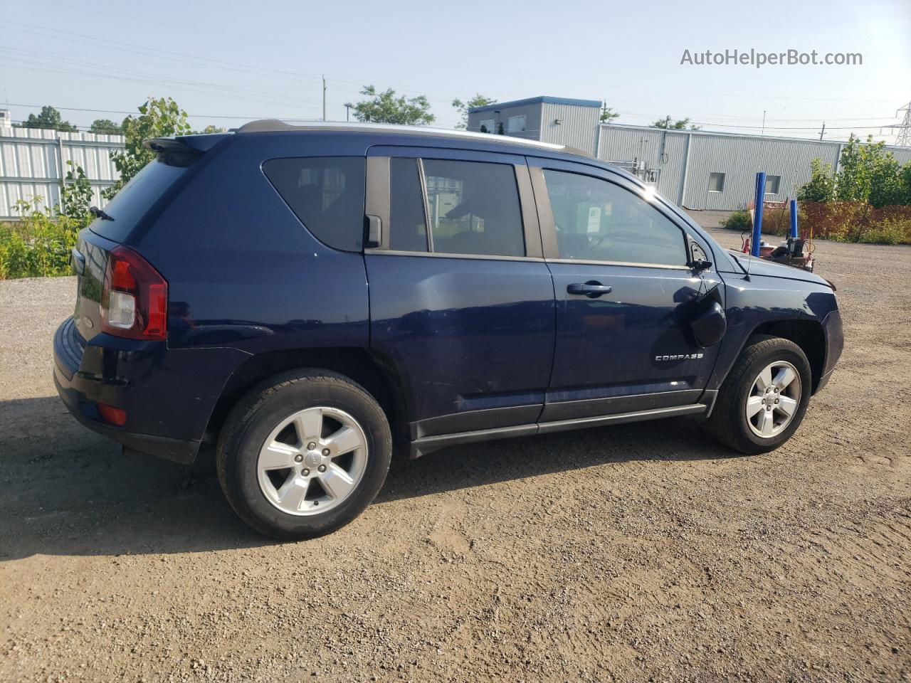 2014 Jeep Compass Sport Blue vin: 1C4NJCAA9ED650490