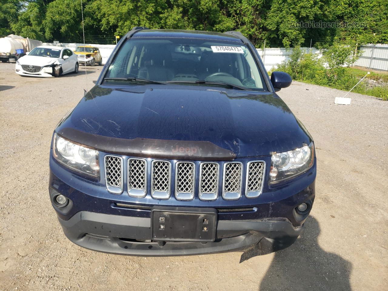 2014 Jeep Compass Sport Blue vin: 1C4NJCAA9ED650490