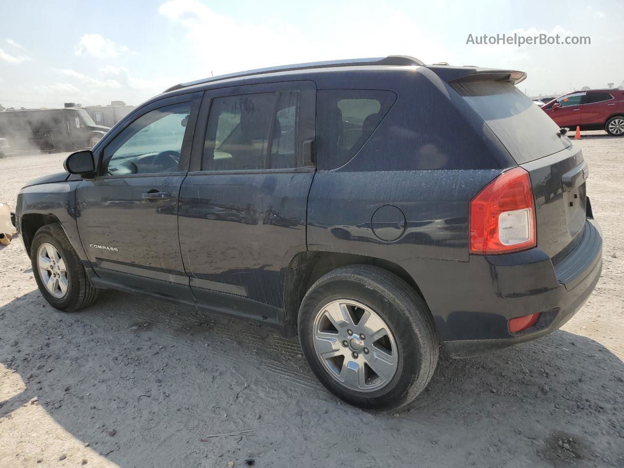 2013 Jeep Compass Sport Синий vin: 1C4NJCBA0DD102309