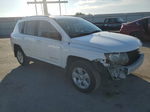 2014 Jeep Compass Sport White vin: 1C4NJCBA0ED619112