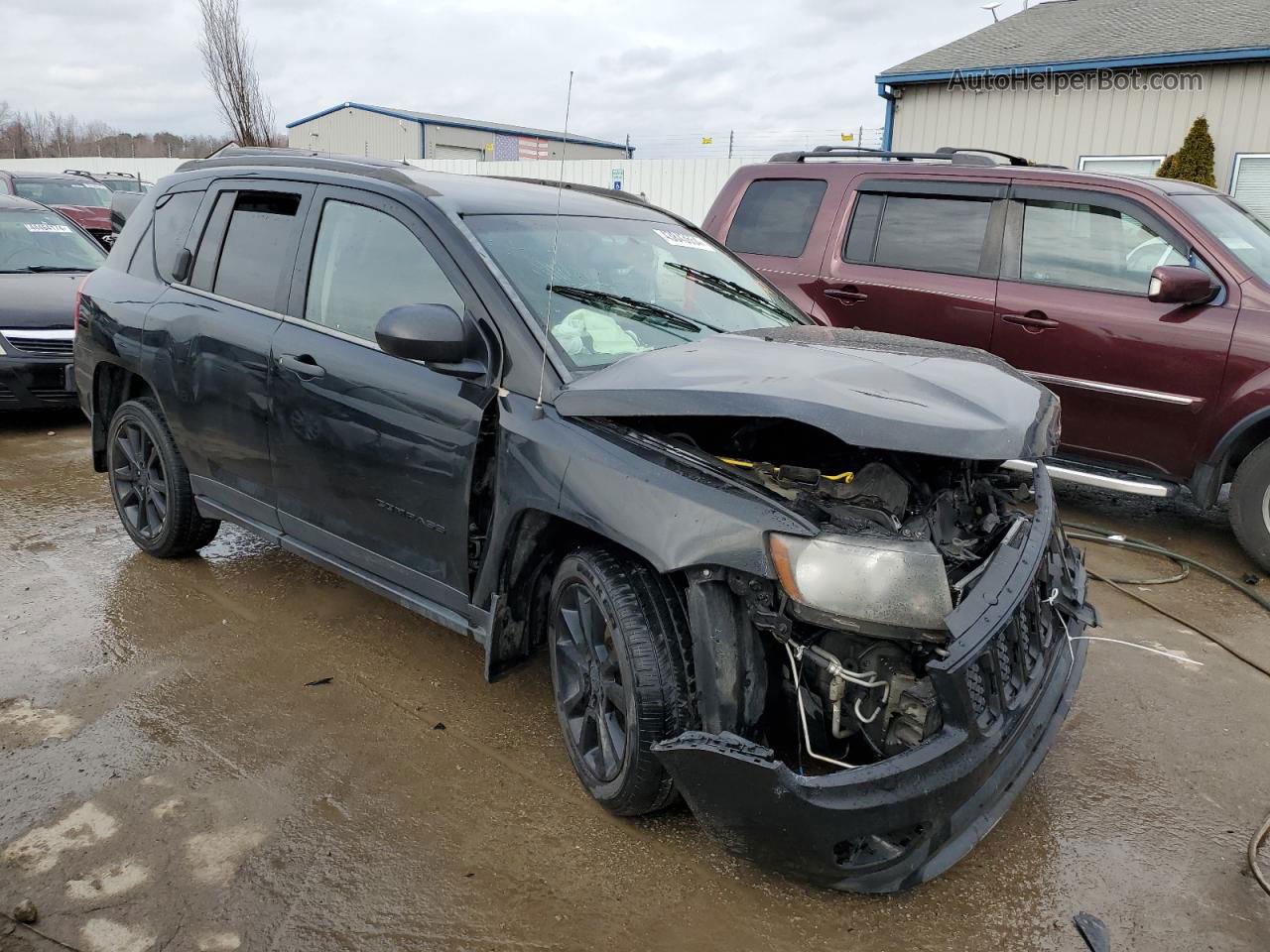 2014 Jeep Compass Sport Black vin: 1C4NJCBA0ED769754