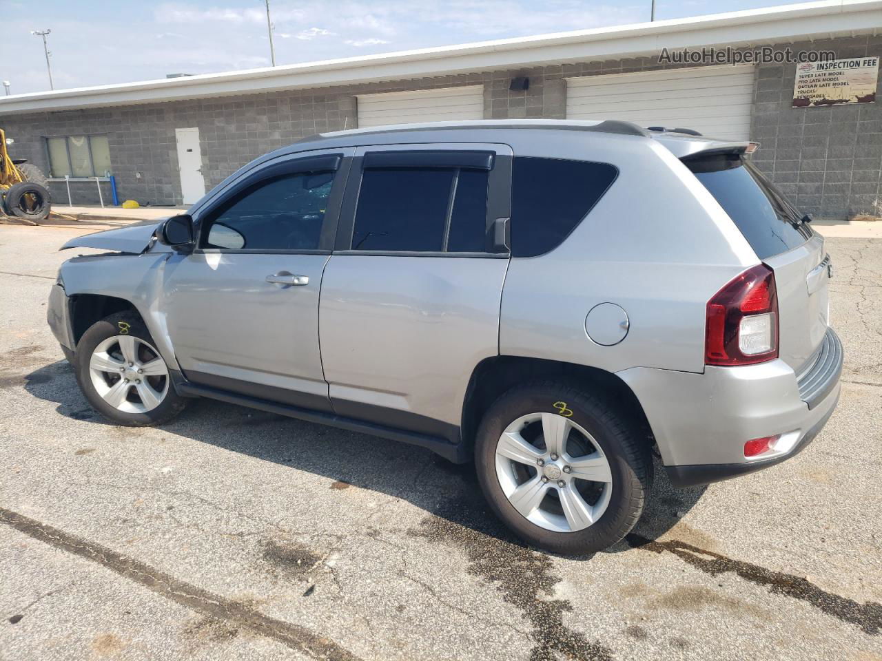 2016 Jeep Compass Sport Silver vin: 1C4NJCBA0GD568231