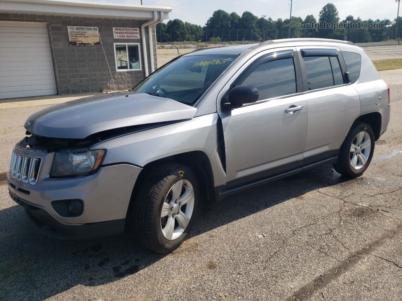 2016 Jeep Compass Sport Silver vin: 1C4NJCBA0GD568231