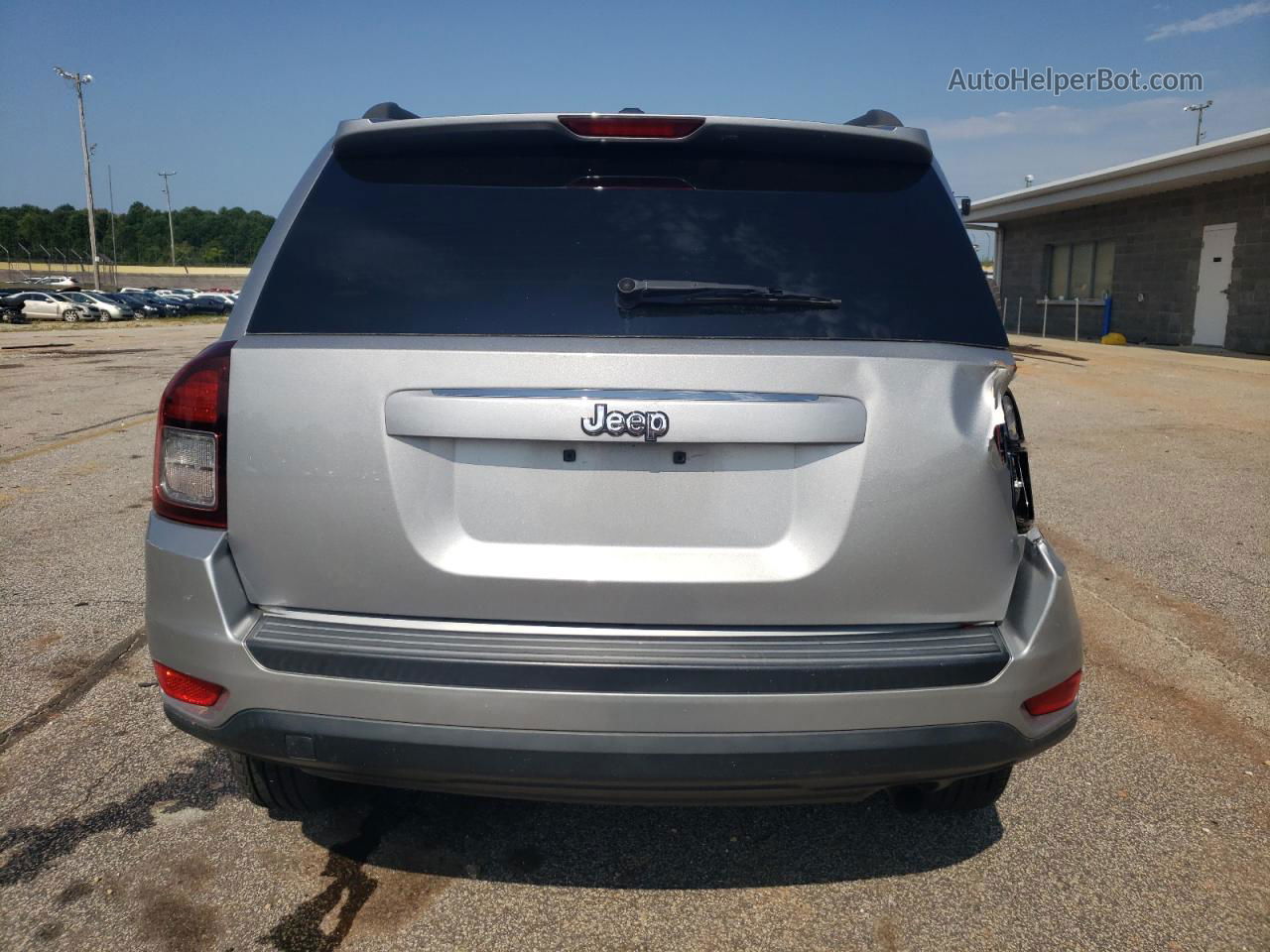 2016 Jeep Compass Sport Silver vin: 1C4NJCBA0GD568231