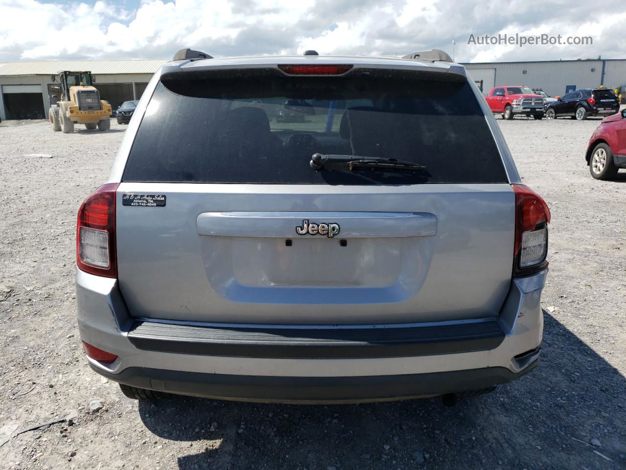 2016 Jeep Compass Sport Silver vin: 1C4NJCBA0GD611577