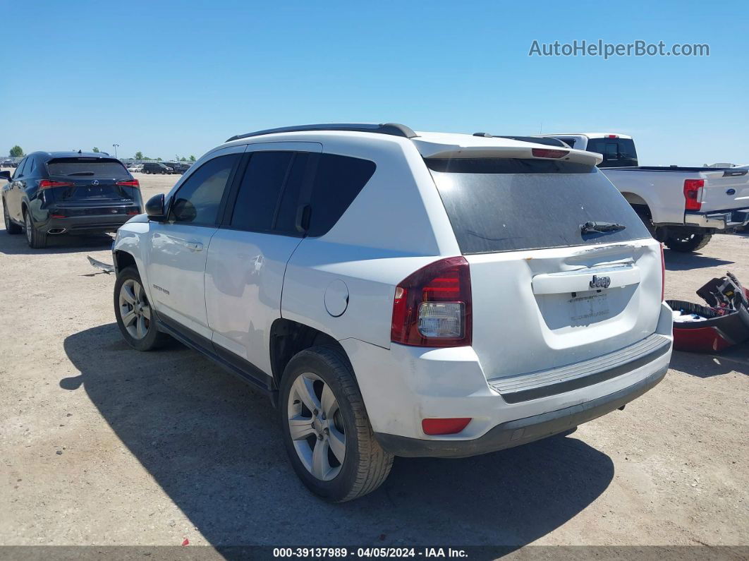 2016 Jeep Compass Sport White vin: 1C4NJCBA0GD621932