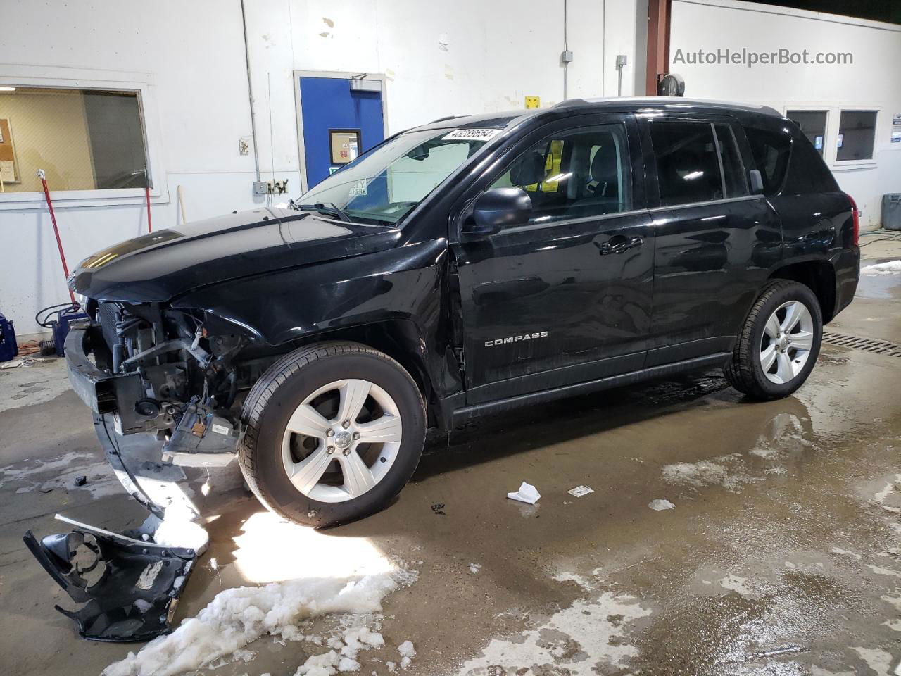 2016 Jeep Compass Sport Black vin: 1C4NJCBA0GD648841