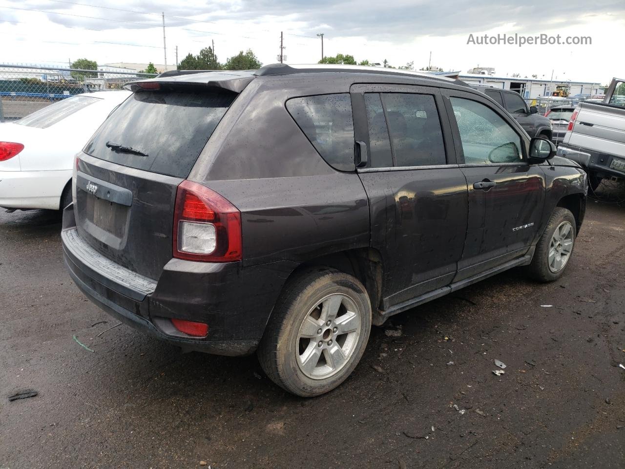 2014 Jeep Compass Sport Brown vin: 1C4NJCBA1ED619863