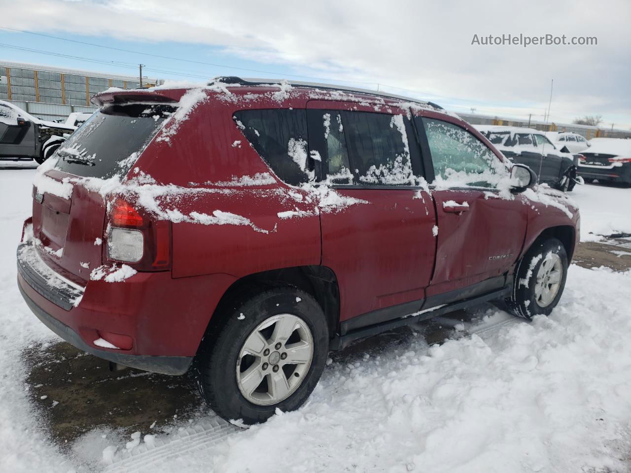 2014 Jeep Compass Sport Red vin: 1C4NJCBA1ED746189