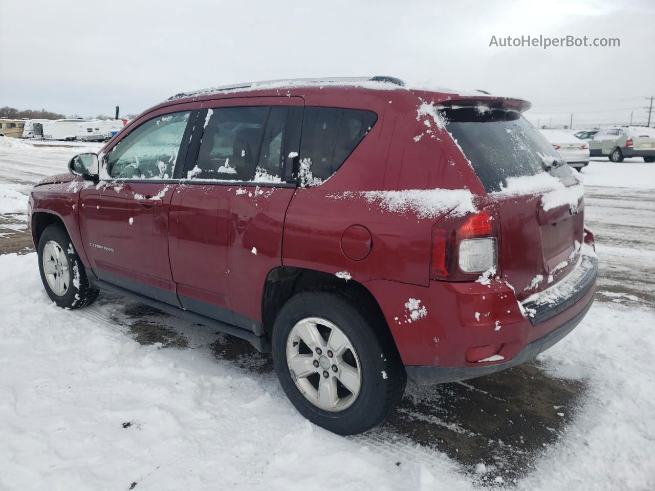 2014 Jeep Compass Sport Red vin: 1C4NJCBA1ED746189