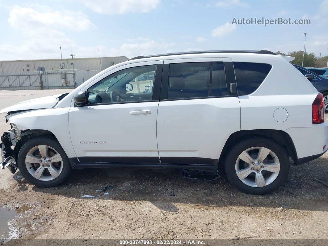 2016 Jeep Compass Sport White vin: 1C4NJCBA1GD512668