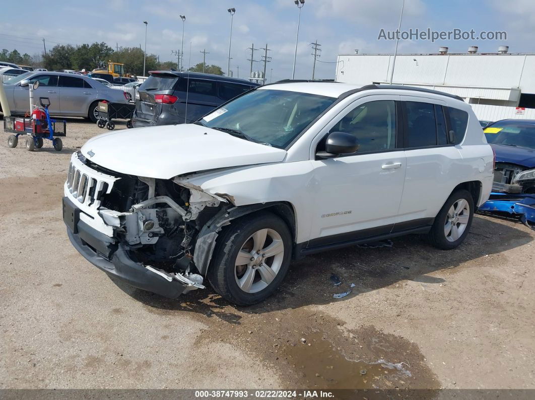 2016 Jeep Compass Sport White vin: 1C4NJCBA1GD512668