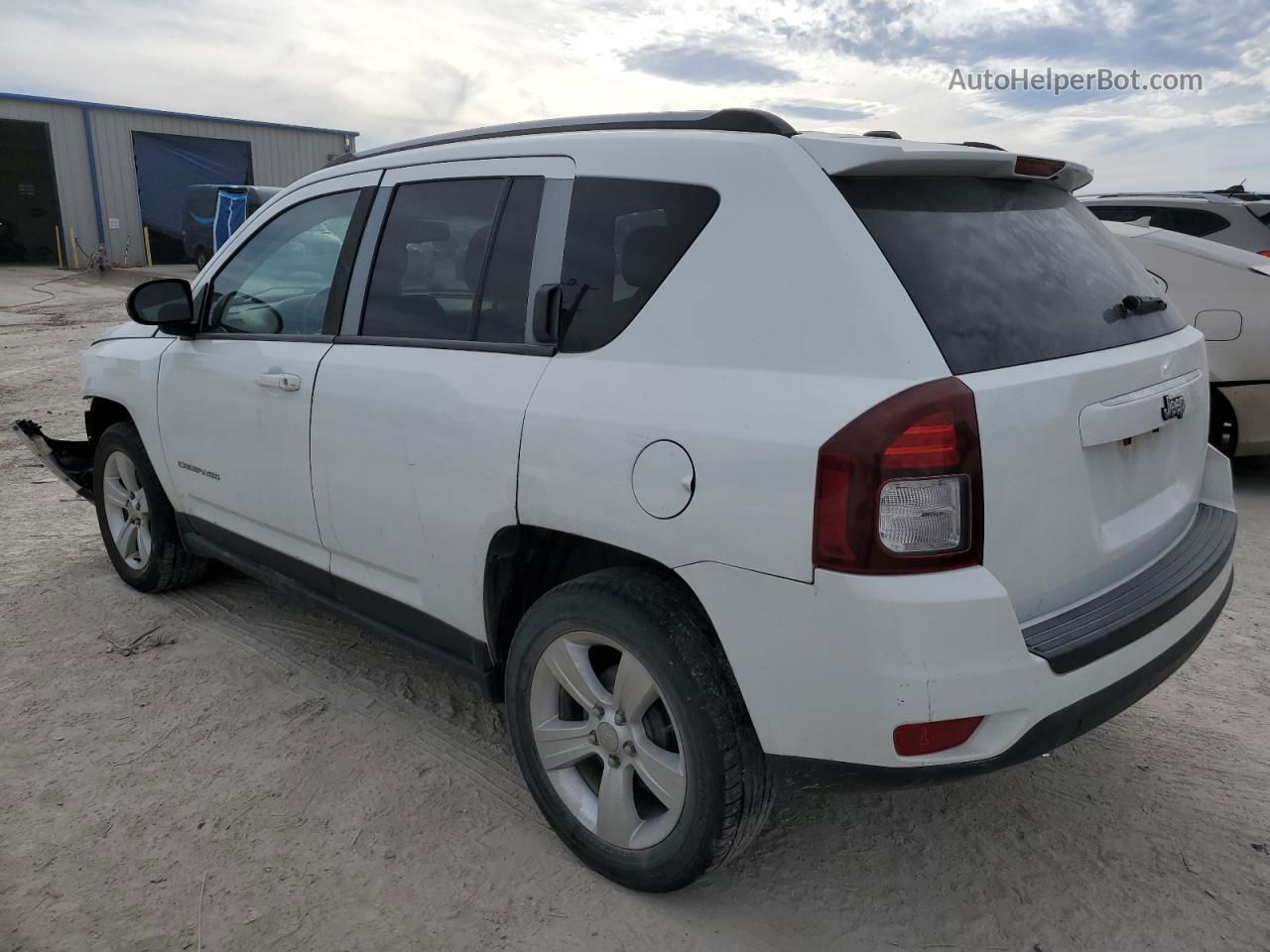 2016 Jeep Compass Sport White vin: 1C4NJCBA1GD665034