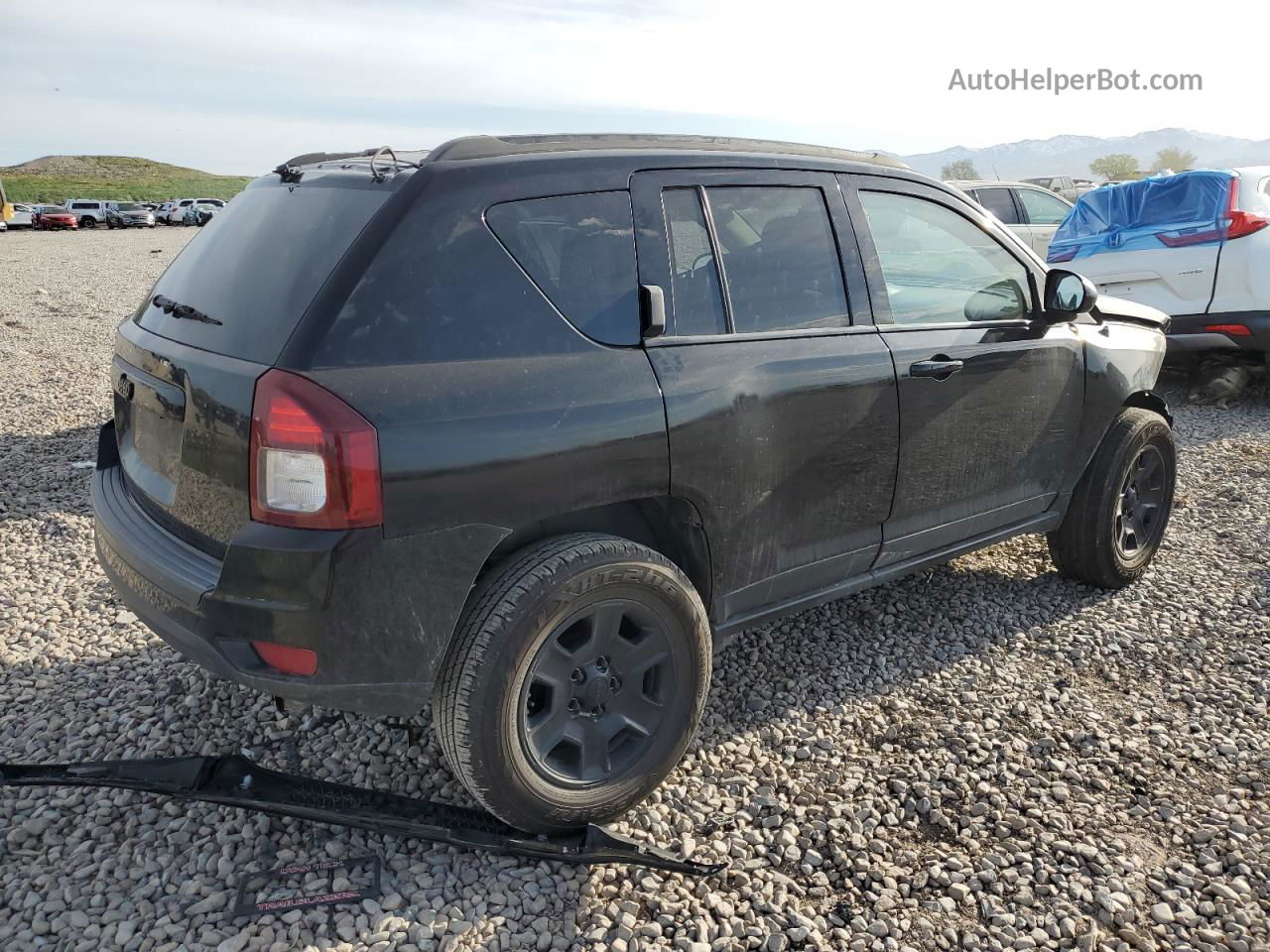 2016 Jeep Compass Sport Black vin: 1C4NJCBA1GD665132