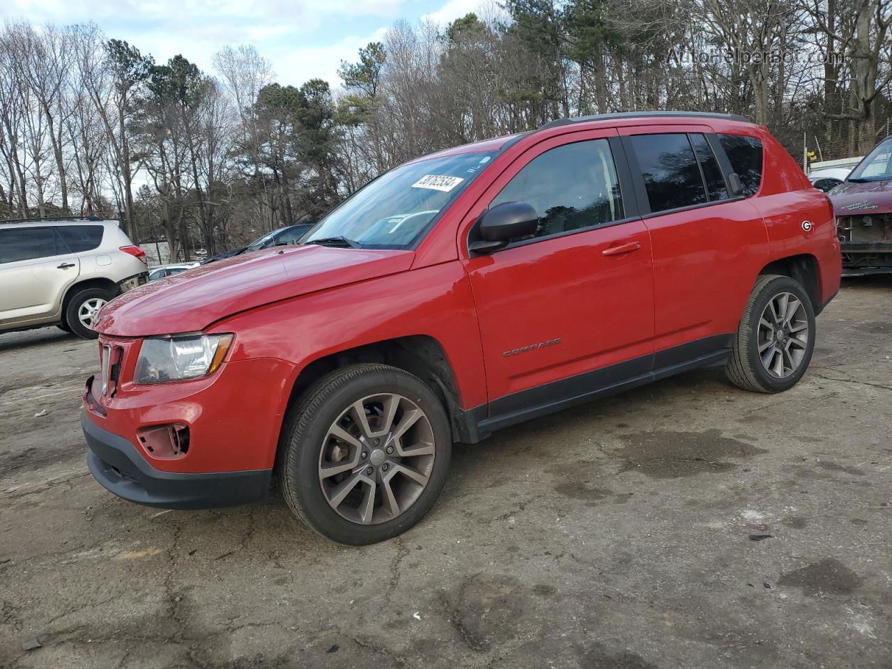 2016 Jeep Compass Sport Red vin: 1C4NJCBA1GD679032