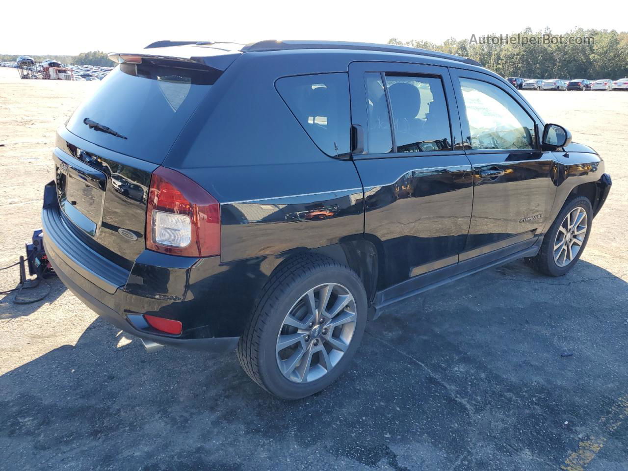 2016 Jeep Compass Sport Black vin: 1C4NJCBA1GD803056