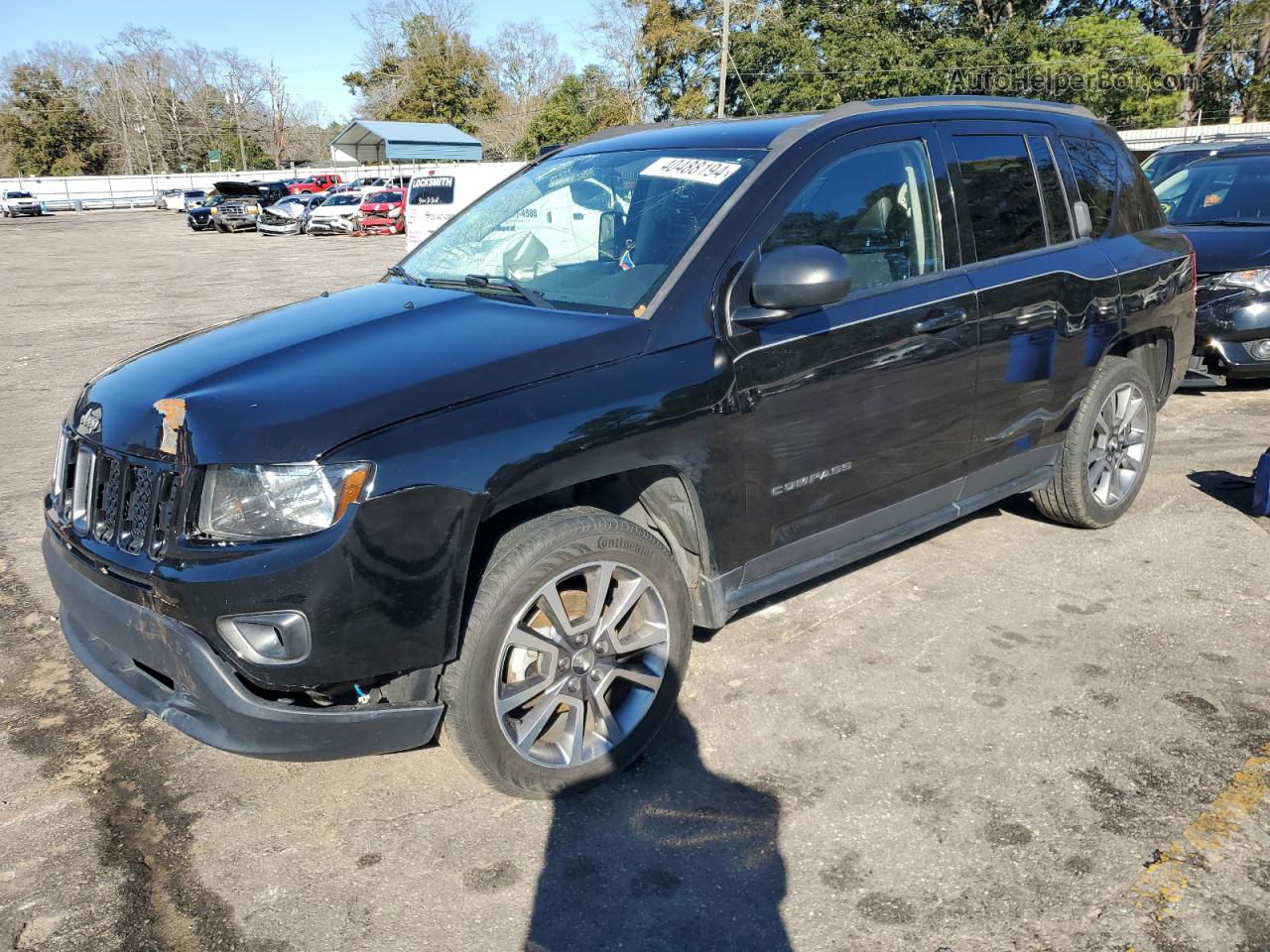 2016 Jeep Compass Sport Black vin: 1C4NJCBA1GD803056