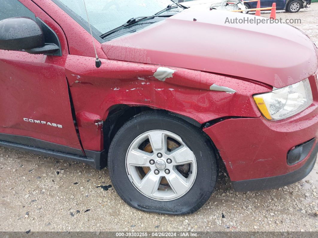 2013 Jeep Compass Sport Red vin: 1C4NJCBA2DD123839