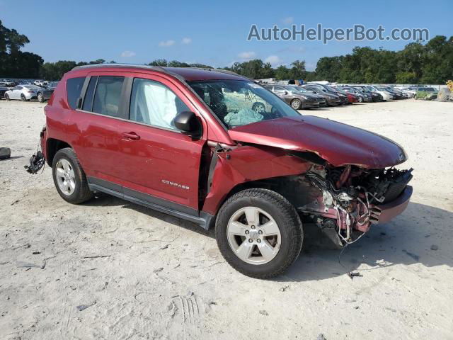 2014 Jeep Compass Sport Red vin: 1C4NJCBA2ED505130