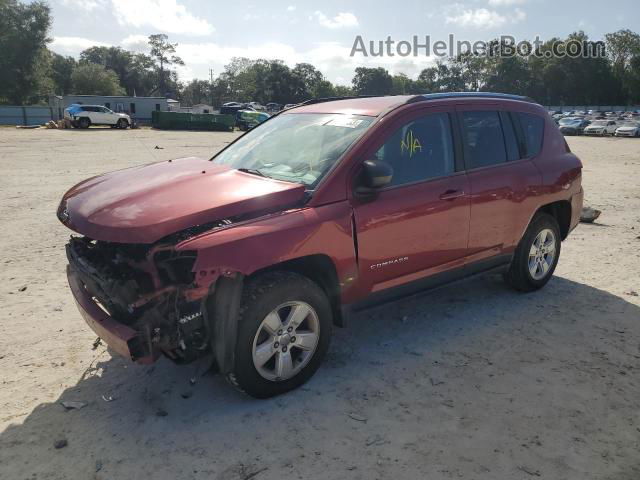 2014 Jeep Compass Sport Red vin: 1C4NJCBA2ED505130