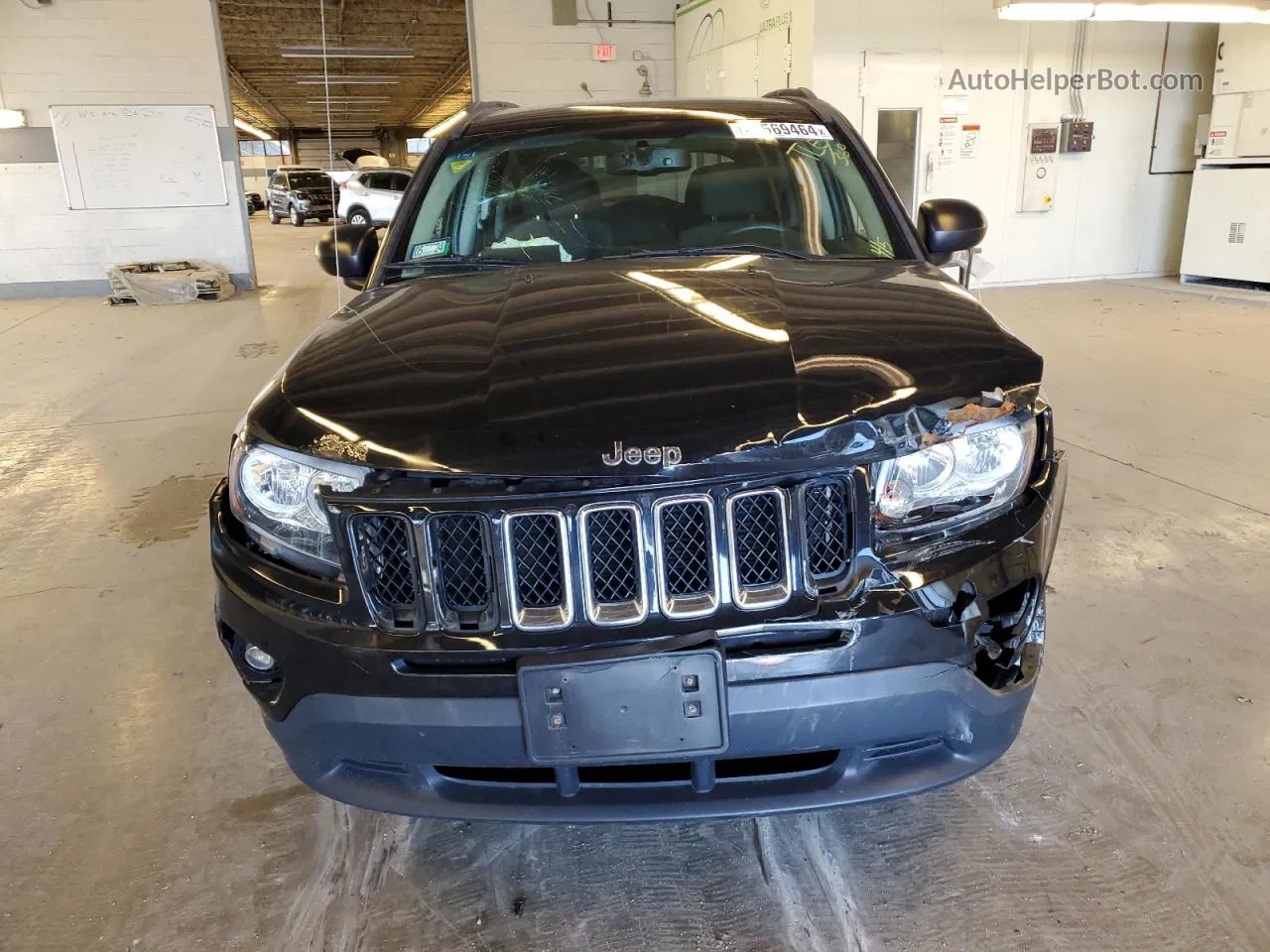 2014 Jeep Compass Sport Черный vin: 1C4NJCBA2ED539665