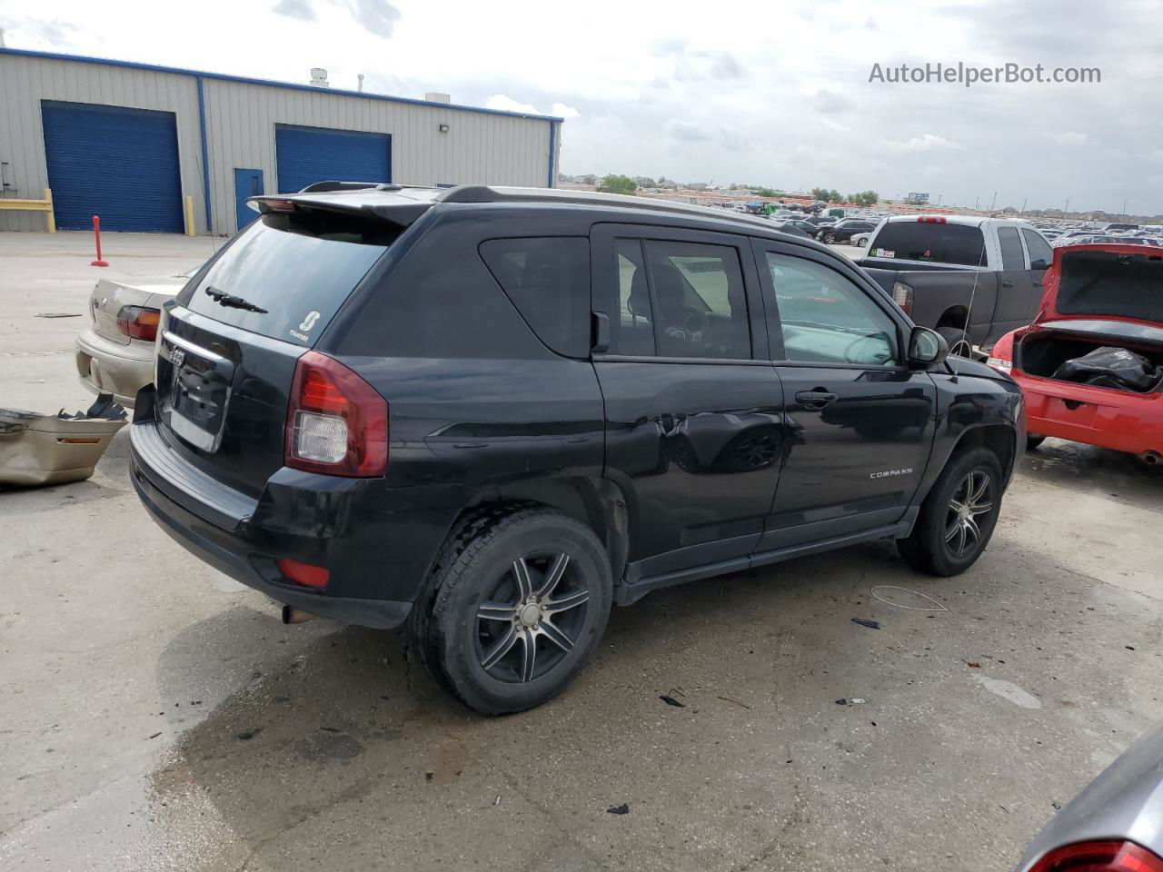 2014 Jeep Compass Sport Black vin: 1C4NJCBA2ED666562