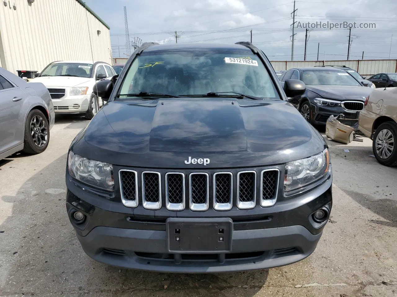 2014 Jeep Compass Sport Black vin: 1C4NJCBA2ED666562