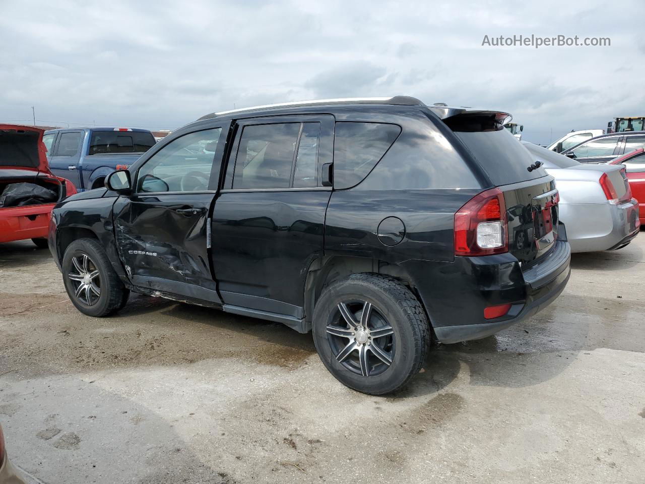 2014 Jeep Compass Sport Black vin: 1C4NJCBA2ED666562