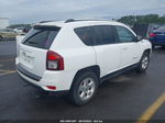 2014 Jeep Compass Sport White vin: 1C4NJCBA2ED743043