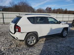 2014 Jeep Compass Sport White vin: 1C4NJCBA2ED746251