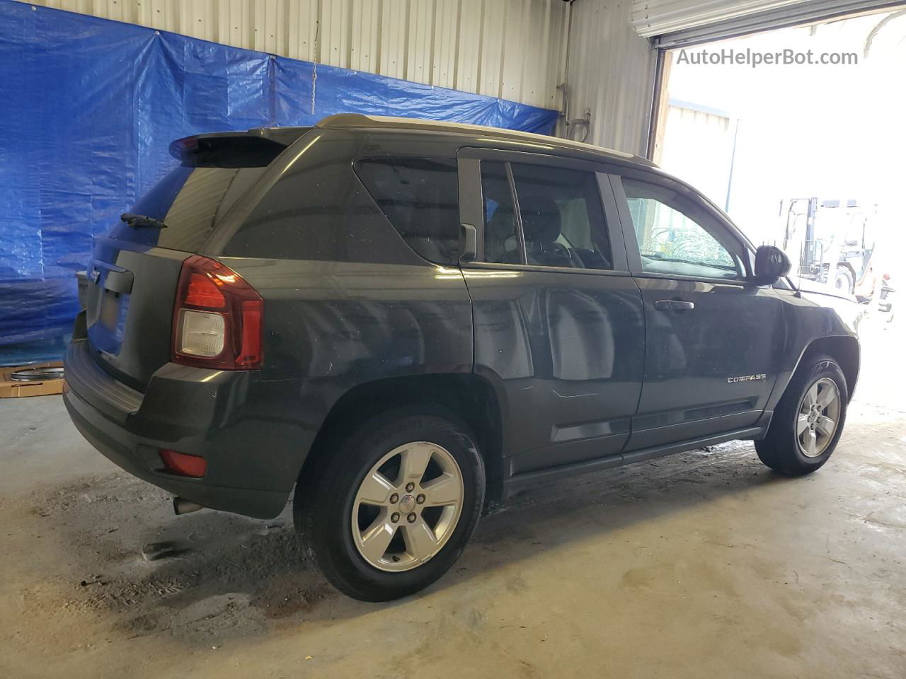 2016 Jeep Compass Sport Gray vin: 1C4NJCBA2GD590859