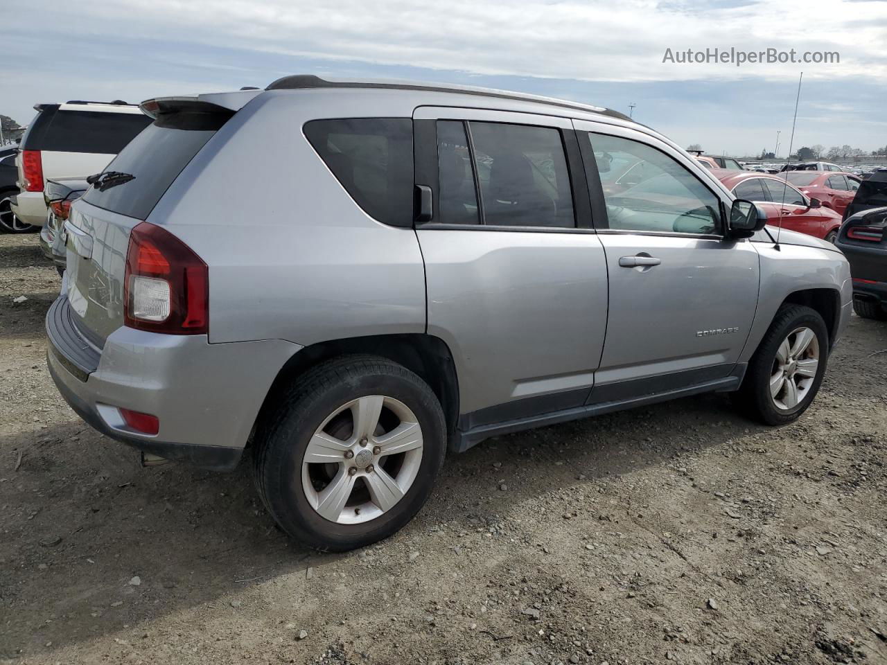 2016 Jeep Compass Sport Silver vin: 1C4NJCBA2GD615579