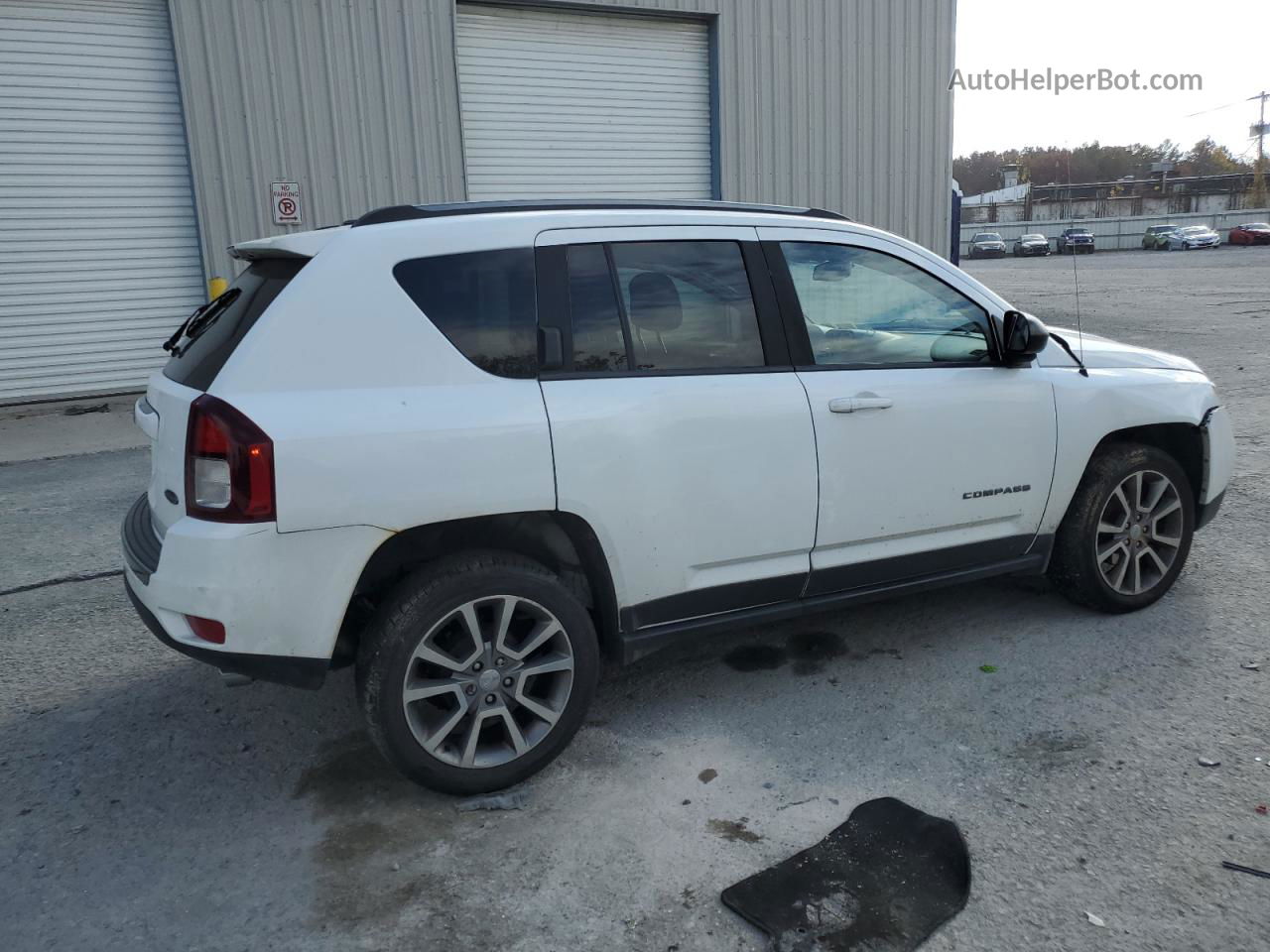 2016 Jeep Compass Sport White vin: 1C4NJCBA2GD634763