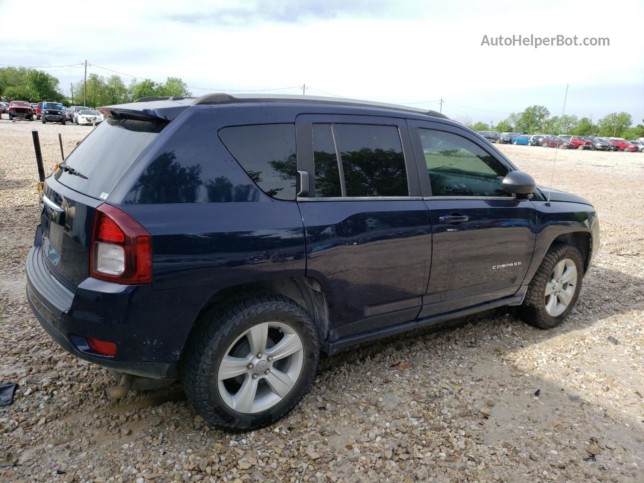 2016 Jeep Compass Sport Синий vin: 1C4NJCBA2GD641230