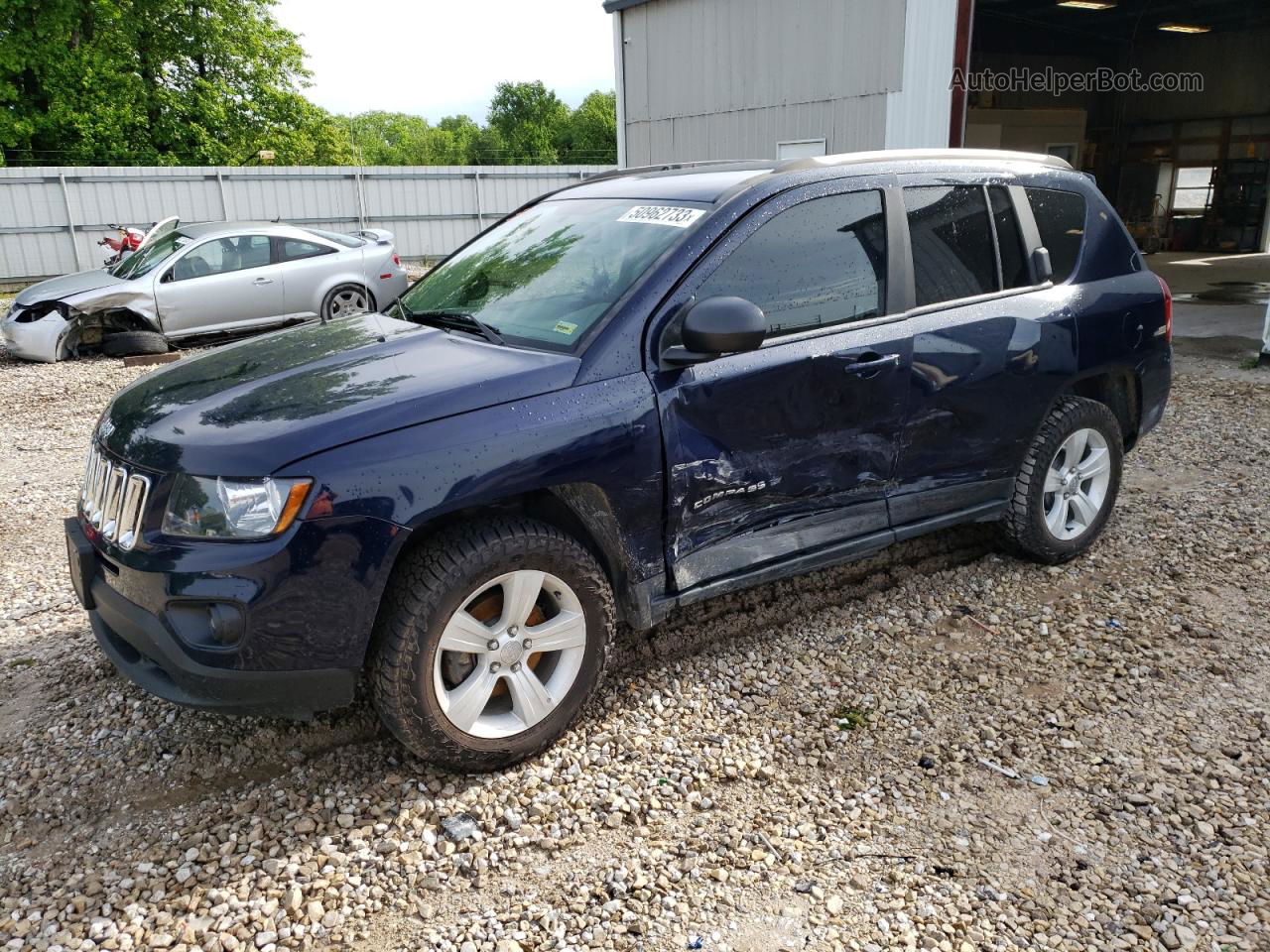 2016 Jeep Compass Sport Blue vin: 1C4NJCBA2GD641230