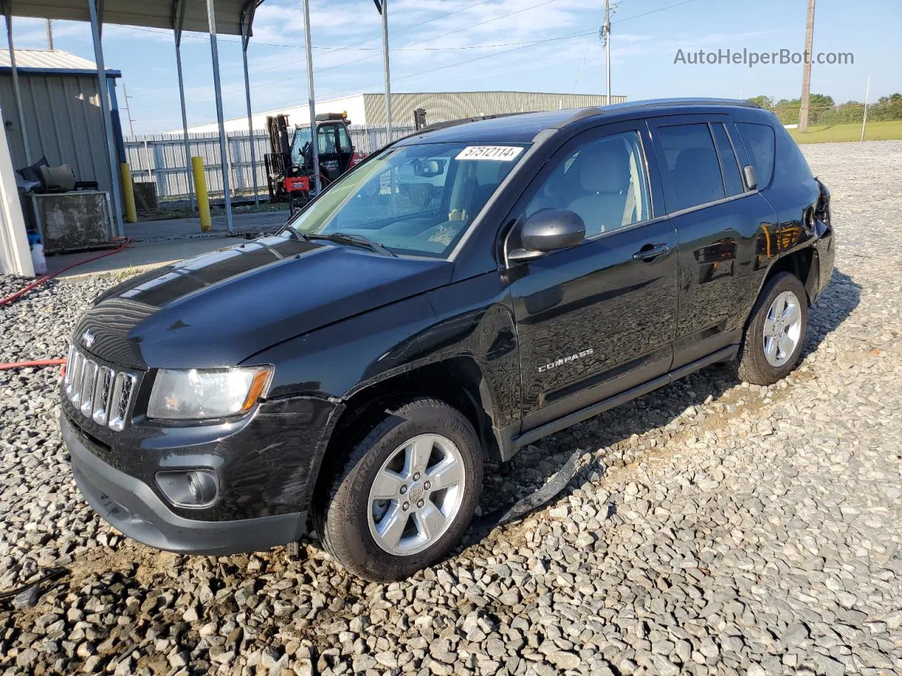 2014 Jeep Compass Sport Black vin: 1C4NJCBA3ED643341