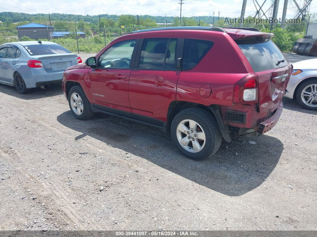 2014 Jeep Compass Sport Maroon vin: 1C4NJCBA3ED800933