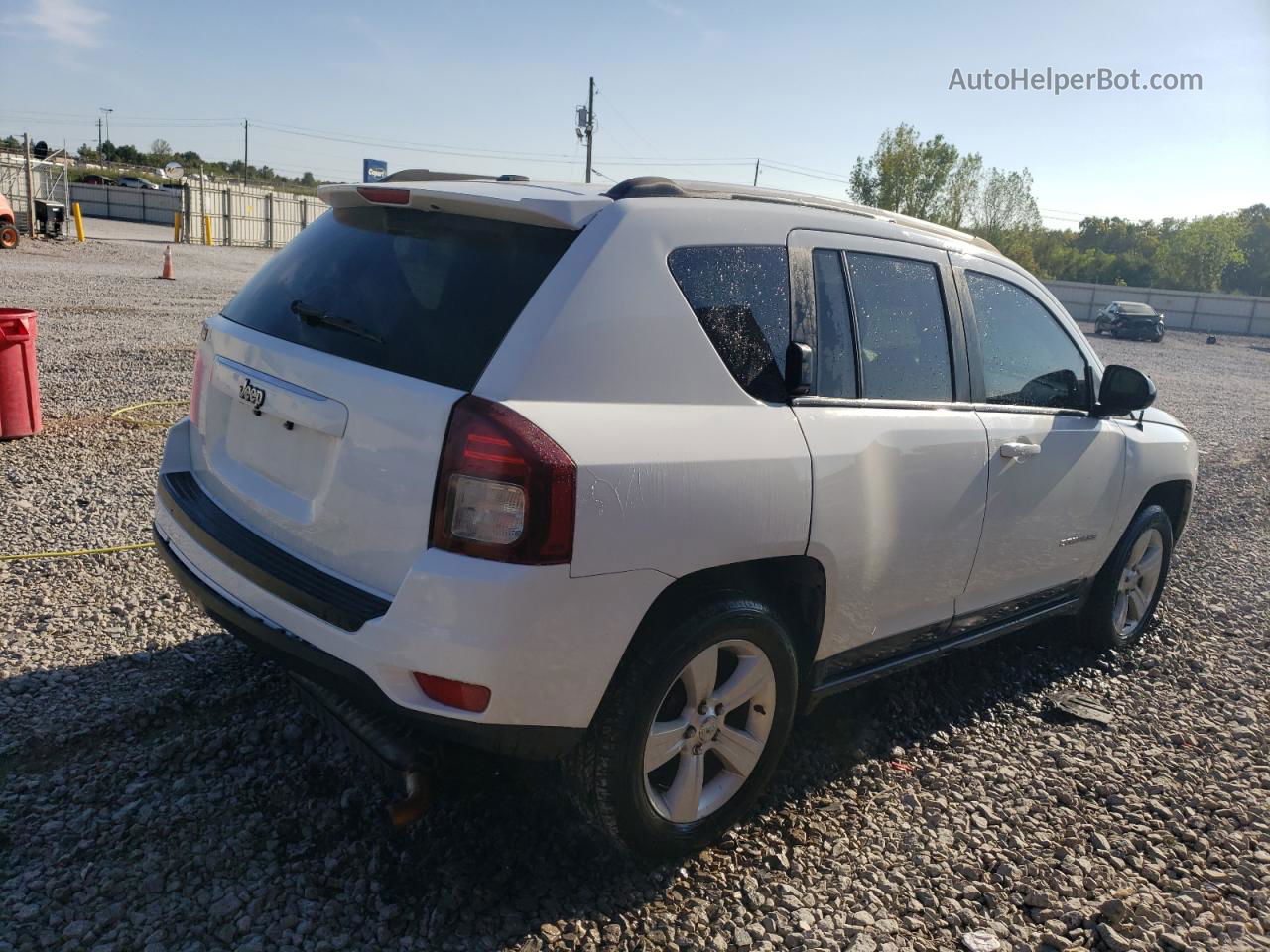 2016 Jeep Compass Sport Белый vin: 1C4NJCBA3GD636716