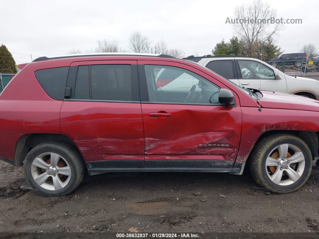 2013 Jeep Compass Sport Red vin: 1C4NJCBA4DD102782