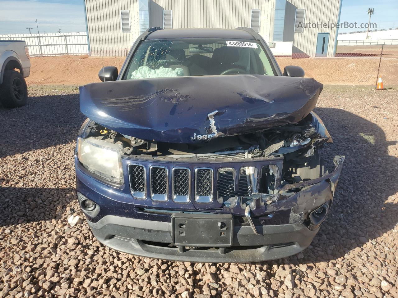 2014 Jeep Compass Sport Blue vin: 1C4NJCBA4ED537819