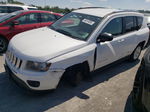 2014 Jeep Compass Sport White vin: 1C4NJCBA4ED552305