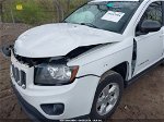 2014 Jeep Compass Sport White vin: 1C4NJCBA4ED777145