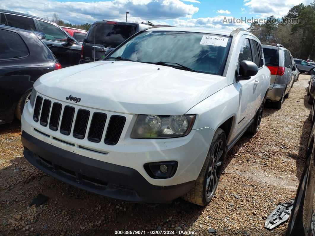 2014 Jeep Compass Sport White vin: 1C4NJCBA4ED786038