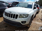 2014 Jeep Compass Sport White vin: 1C4NJCBA4ED786038