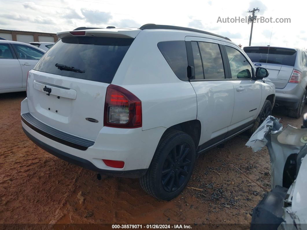 2014 Jeep Compass Sport White vin: 1C4NJCBA4ED786038