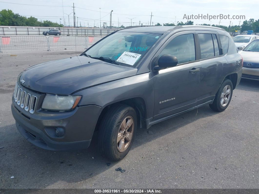 2016 Jeep Compass Sport Gray vin: 1C4NJCBA4GD576591