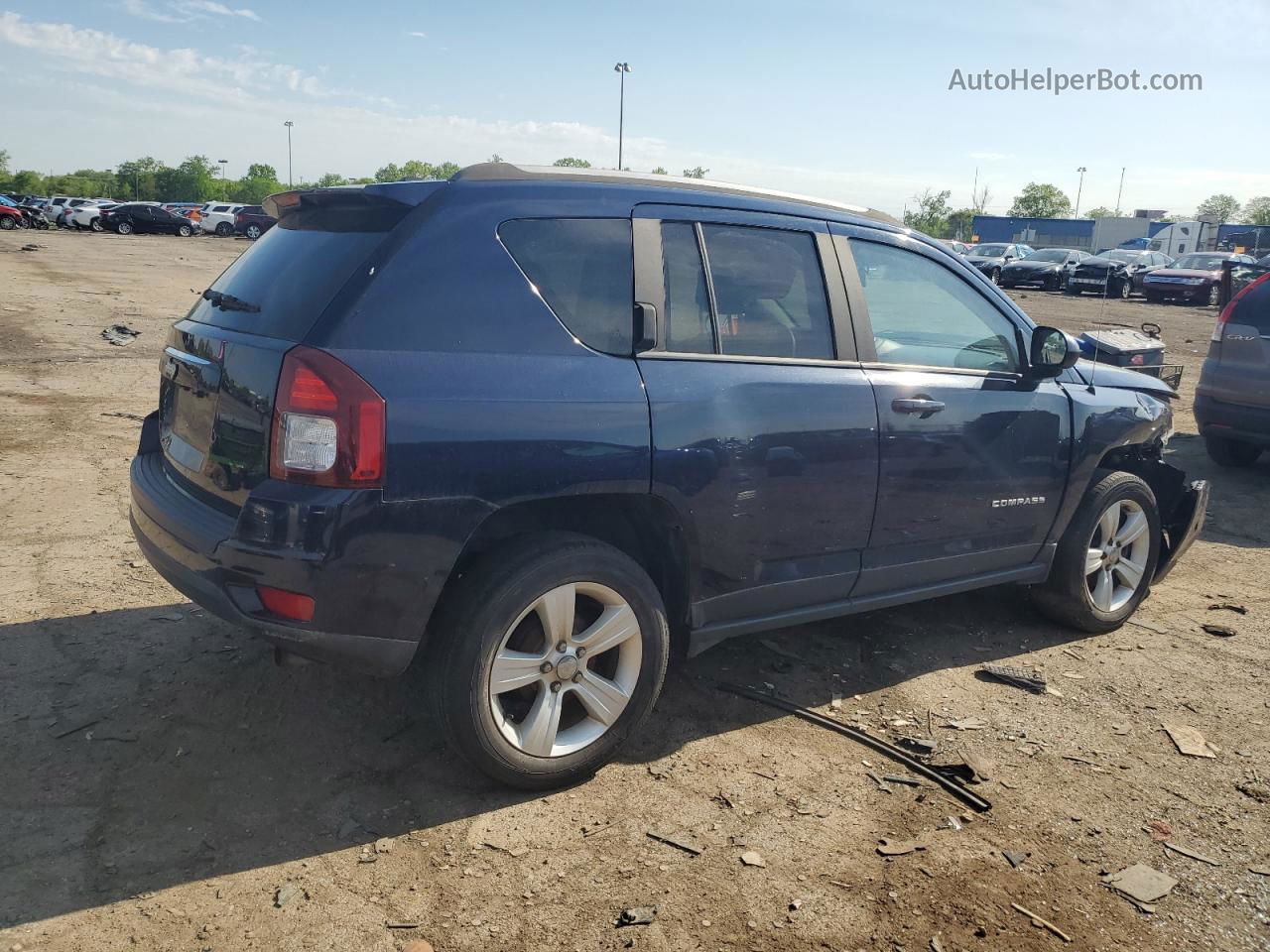 2016 Jeep Compass Sport Black vin: 1C4NJCBA4GD633761