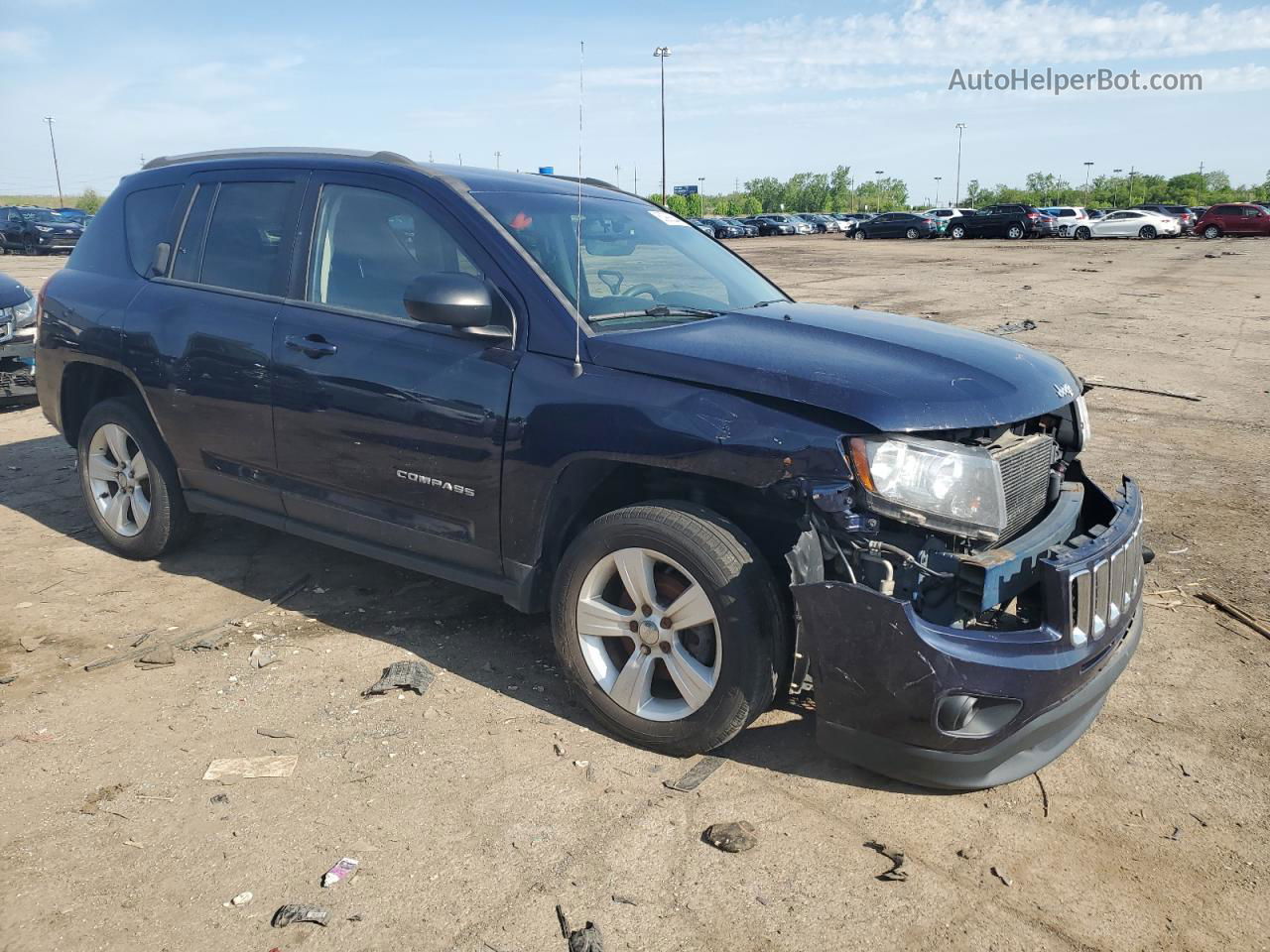 2016 Jeep Compass Sport Black vin: 1C4NJCBA4GD633761