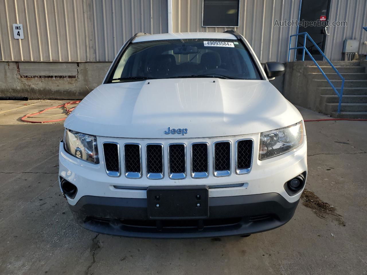 2016 Jeep Compass Sport White vin: 1C4NJCBA4GD688842